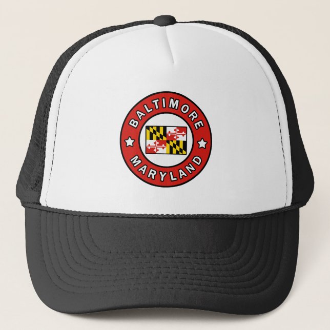 Baltimore Maryland Trucker Hat (Front)