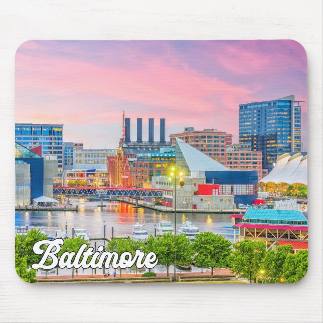 Baltimore, Maryland, United States Mouse Pad (Front)