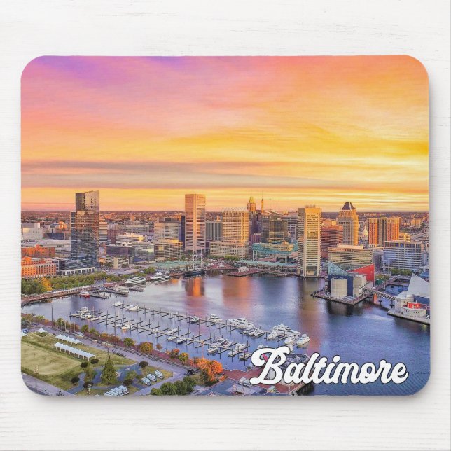 Baltimore, Maryland, United States Mouse Pad (Front)