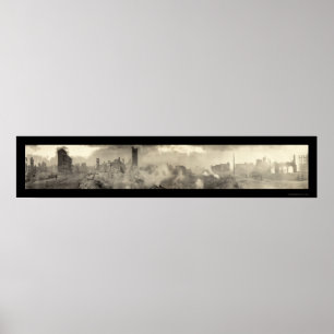 Baltimore MD Big Fire Photo 1904 Poster