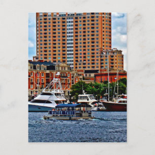 Baltimore MD - Inner Harbor Water Taxi Postcard