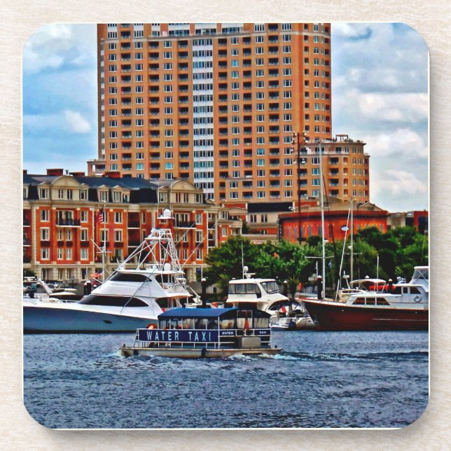 Baltimore MD - Inner Harbour Water Taxi Coaster (Front)