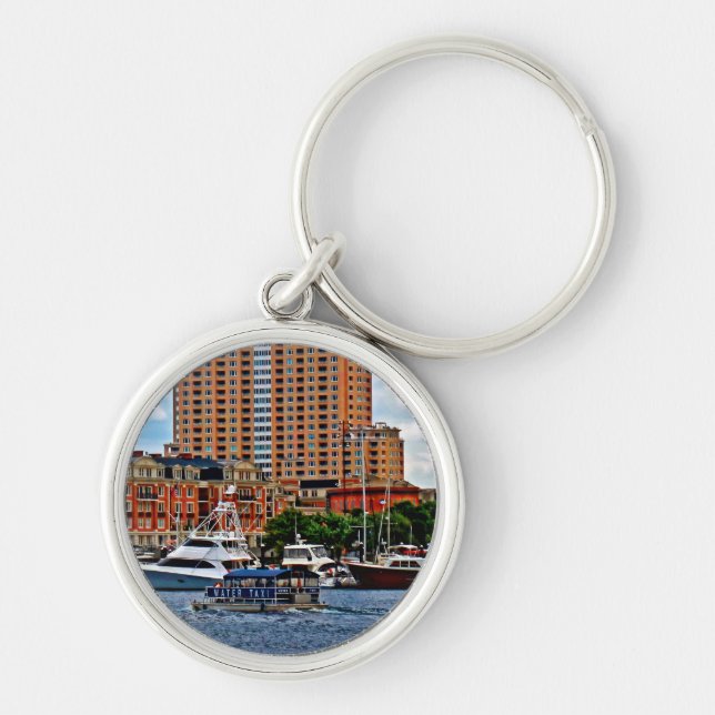 Baltimore MD - Inner Harbour Water Taxi Key Ring (Front)