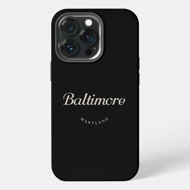 Baltimore MD iPhone Case (Back)