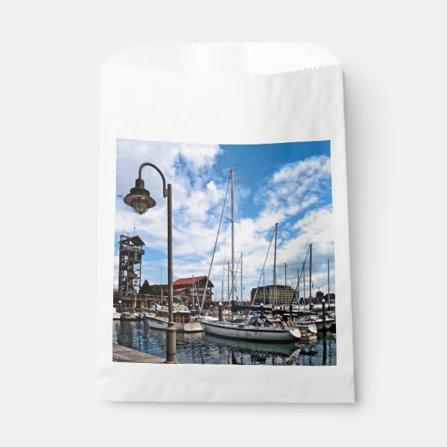 Baltimore MD - Marina Near Fells Point Favour Bags (Front)