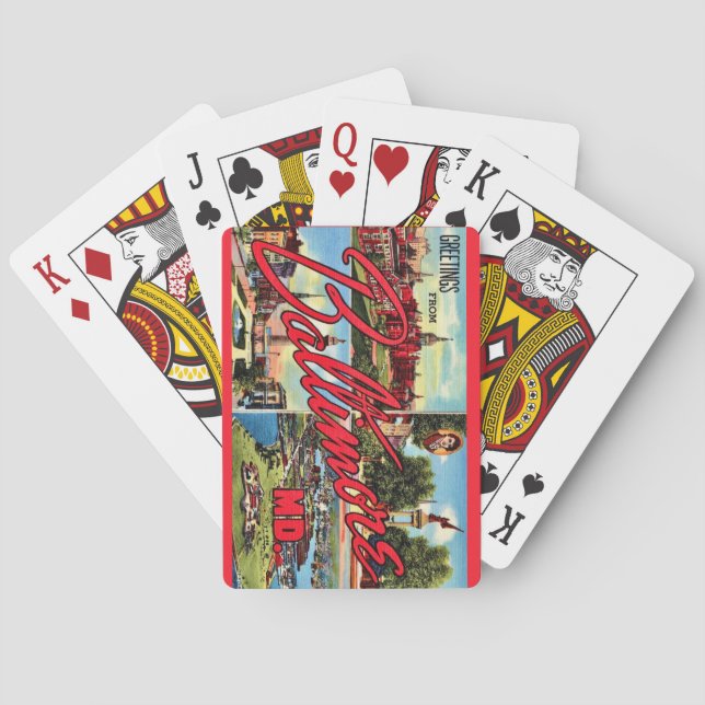 Baltimore MD Playing Cards (Back)