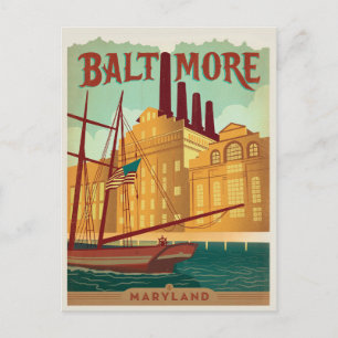 Baltimore, MD Postcard