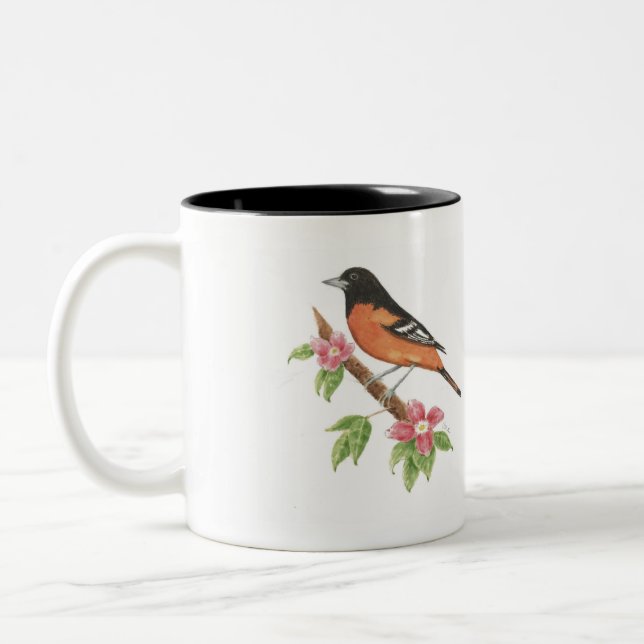Baltimore Oriole Bird Mug (Left)