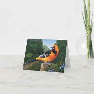 Baltimore Oriole Note Card