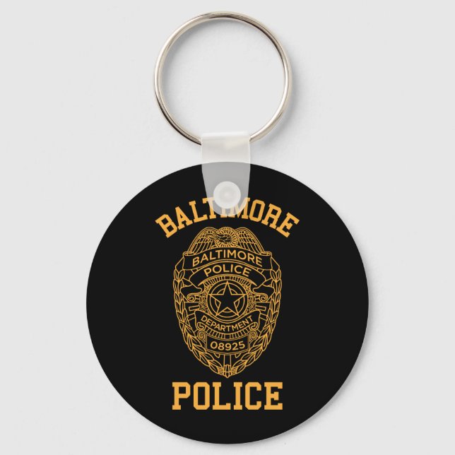 baltimore police maryland detective key ring (Front)