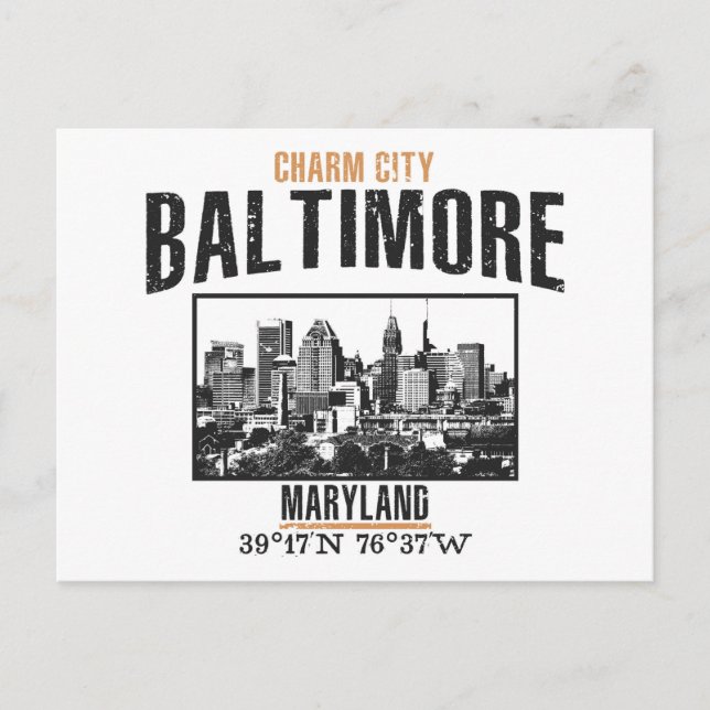 Baltimore Postcard (Front)
