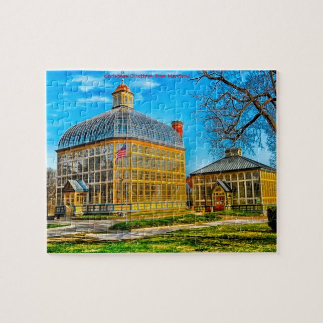 Baltimore Rollins Conservatory Maryland. Jigsaw Pu Puzzle (Horizontal)