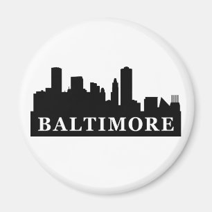 Baltimore Skyline Magnet