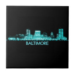Baltimore Skyline Tile