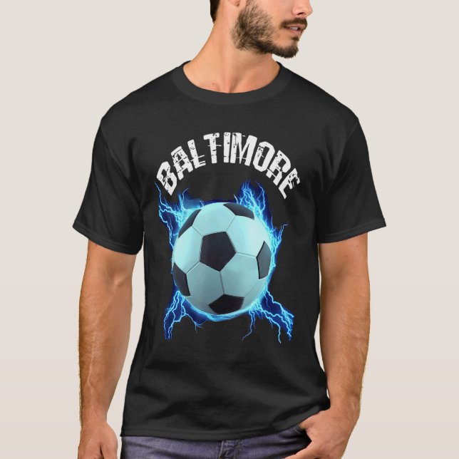 Baltimore Soccer Retro T-Shirt (Front)