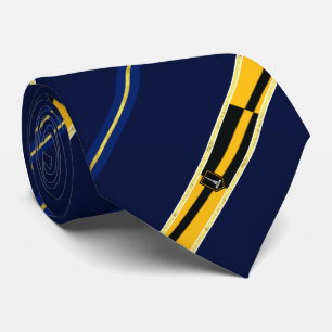 Baltimore stripes flag neck tie