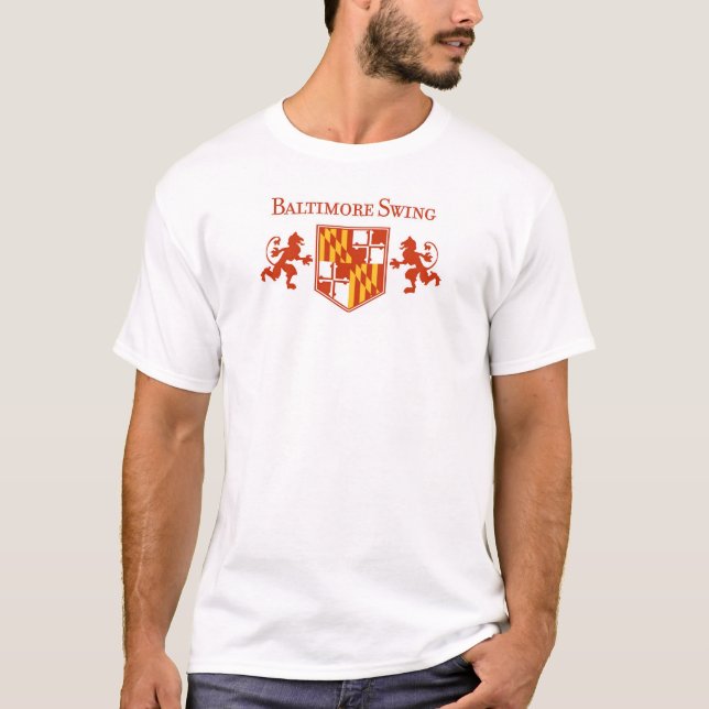 Baltimore Swing Crest T-Shirt (Front)