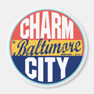Baltimore Vintage Label Magnet