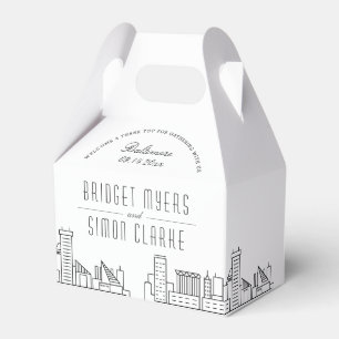 Baltimore Wedding Favour Box