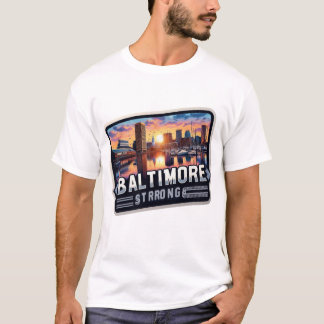 Baltimore's Golden Hour: Unbreakable Spirit T-Shirt