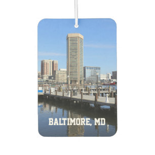 Baltimore's Inner Harbour World Trade Centre Photo Car Air Freshener