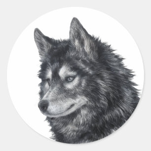 Balto Dog Classic Round Sticker