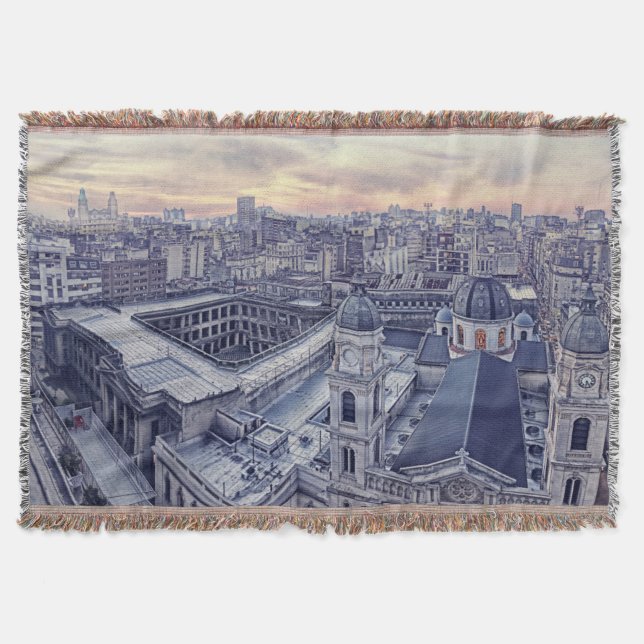Balvaneta Church Throw Blanket (Front)