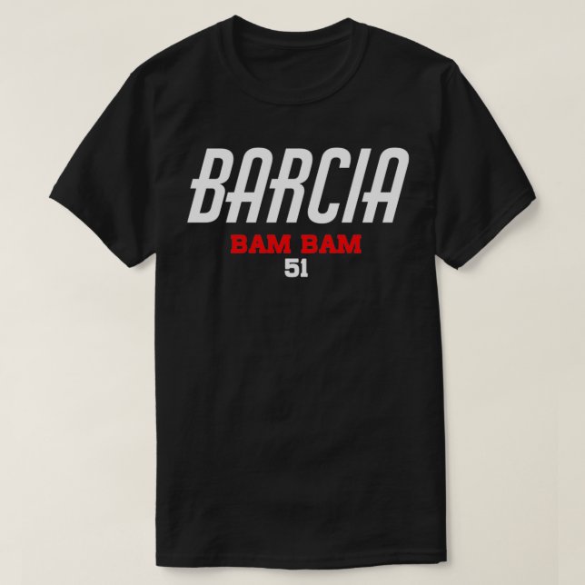 BAM BAM JUSTIN BARCIA 51 MOTOCROSS SUPERCROSS MERC T-Shirt (Design Front)