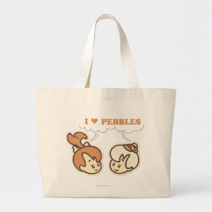 Bam Bam loves PEBBLES™ Large Tote Bag