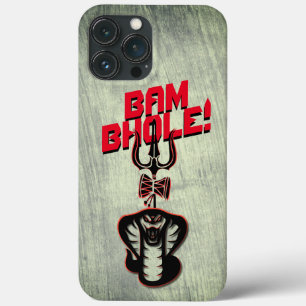 "BAM BHOLE" LORD SHIVA'S NAAG AND TRISHUL iPhone 13 PRO MAX CASE
