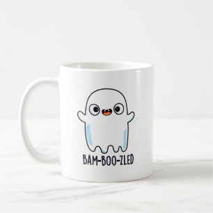 Bam-boo-zled Funny Halloween Confused Ghost Pun  Coffee Mug