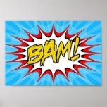 BAM Pop Art Poster<br><div class="desc">BAM Pop Art Poster Poster Anime Cartoon Comic Fiction Manga</div>