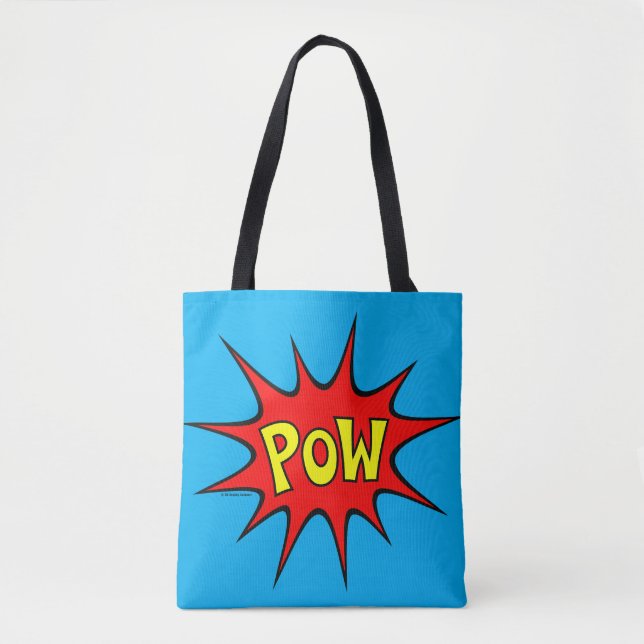Bam! Pow! Comic Book  Tote Bag (Front)