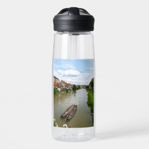 Bamberg Bavaria Regnitz River Painting Effect Art Water Bottle