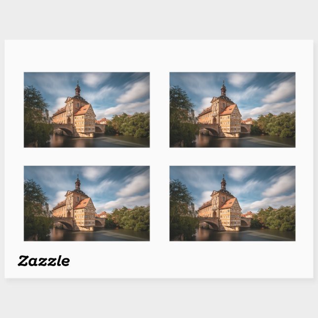 Bamberg Germany Rectangular Sticker (Sheet)