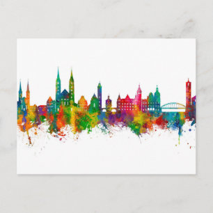 Bamberg Germany Skyline Postcard
