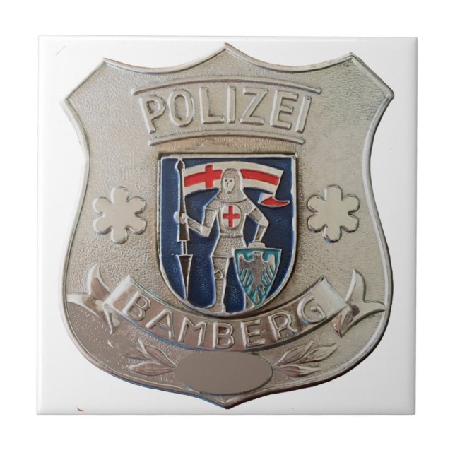 Bamberg Polizei Tile (Front)