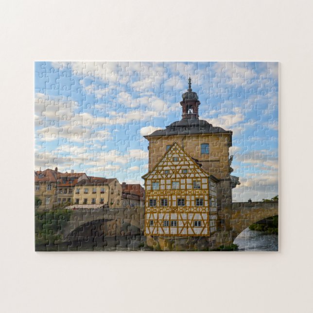 Bamberg Town Hall Fachwerkhaus Germany. Jigsaw Puzzle (Horizontal)