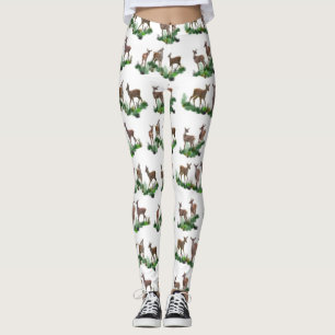 Bambi Meadow Leggings (choose colour)