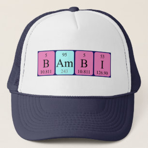 Bambi periodic table name hat