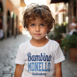 Bambino Monello Funny Italian Little Boy's T-Shirt