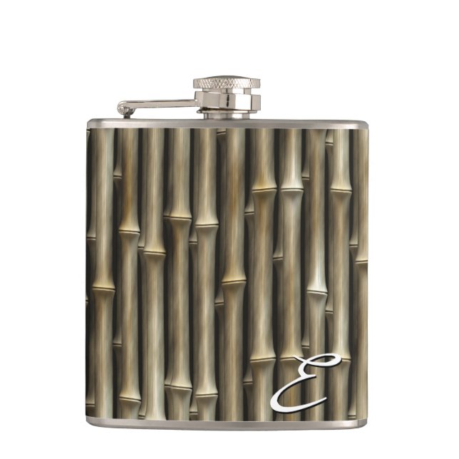 Bamboo 1 Wrapped Flask (Front)