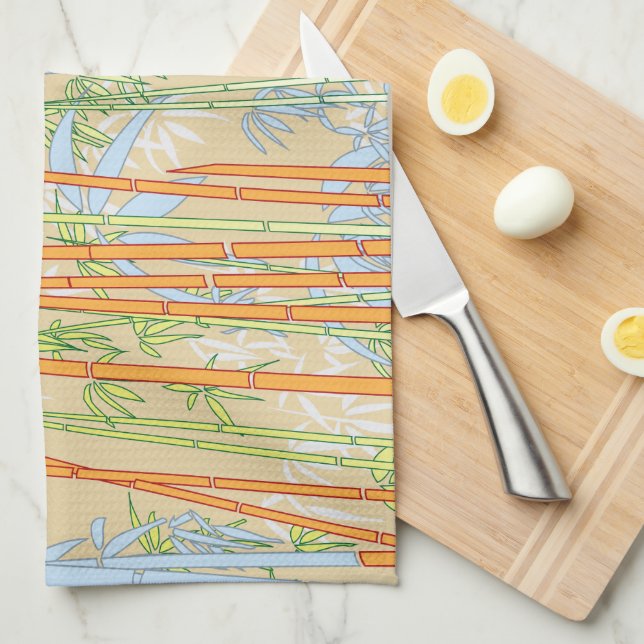 Bamboo 2 tea towel (Quarter Fold)