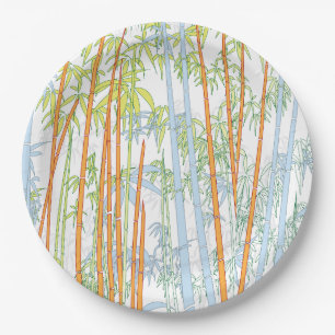 Bamboo 3 paper plate