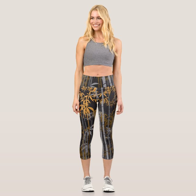 Bamboo 4 capri leggings (Front)