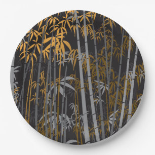 Bamboo 4 paper plate