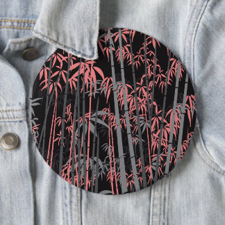Bamboo 5 6 cm round badge