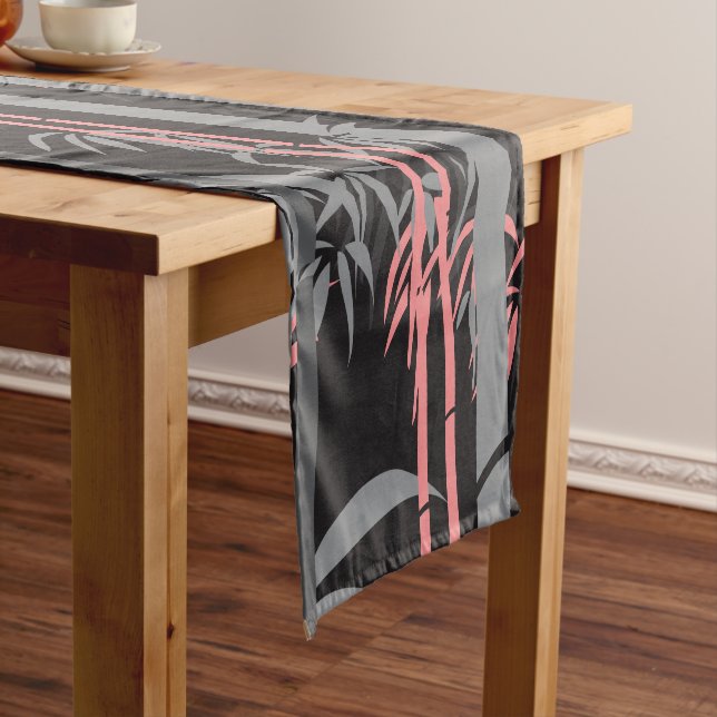 Bamboo 5 short table runner (In Situ)