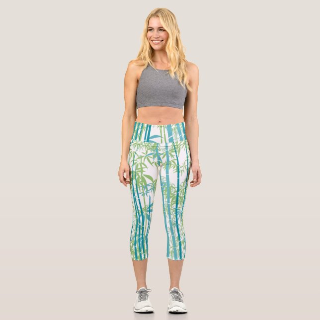 Bamboo 6 capri leggings (Front)