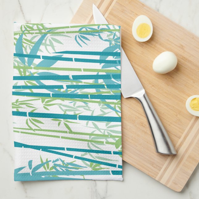 Bamboo 6 tea towel (Quarter Fold)